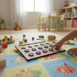 Tabuleiro de Vogais e Números