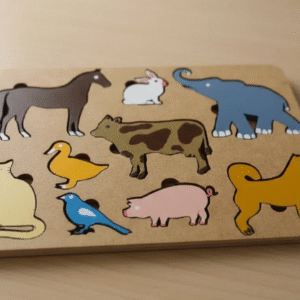 Tabuleiro de encaixe - Animais