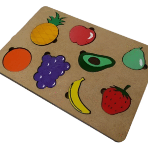 Tabuleiro de encaixe - Frutas